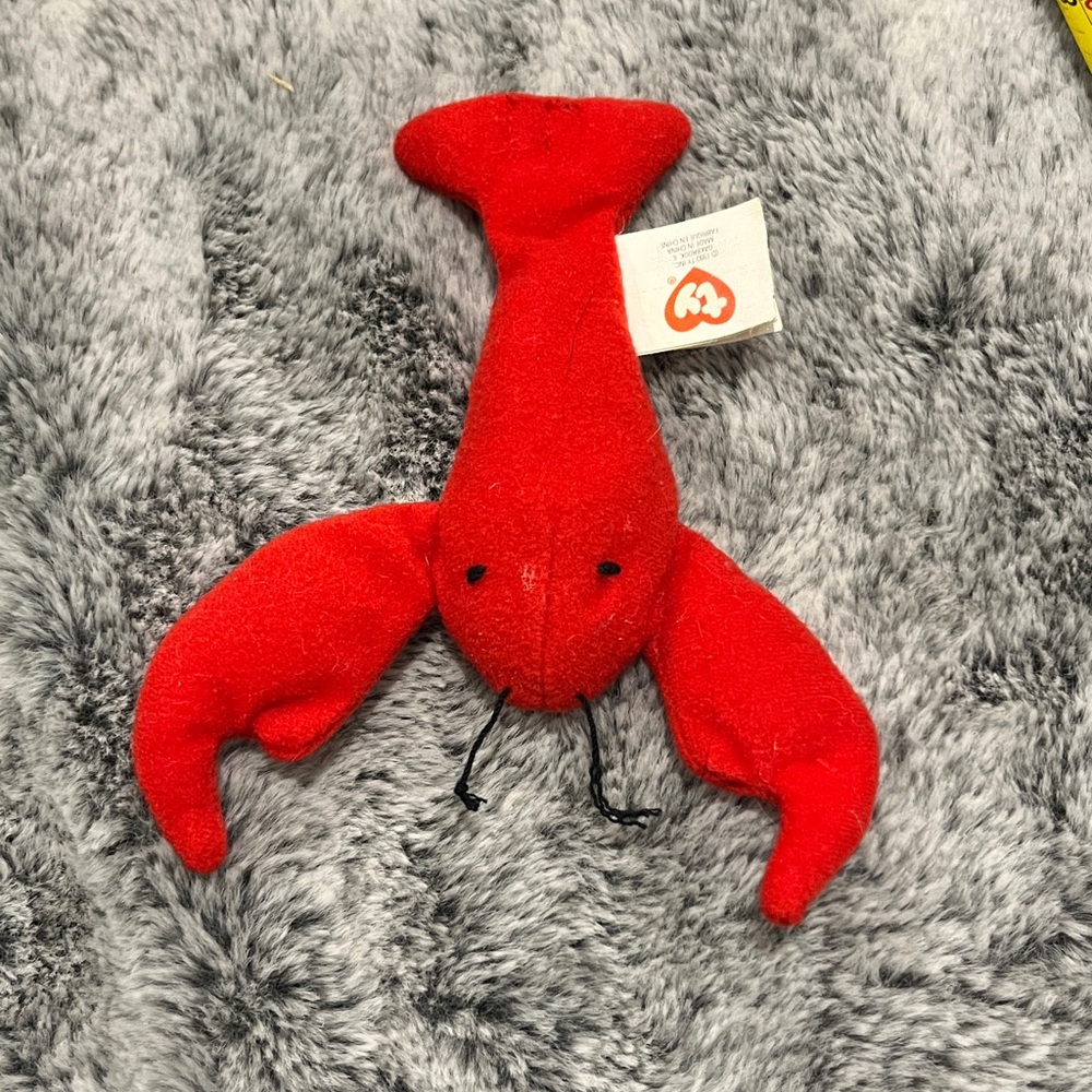🍀5/20$ McDonald's toy Happy meal 1993 TY lobsters Read